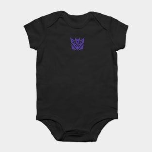 Transformers Decepticon Logo Cartoon Baby Bodysuit